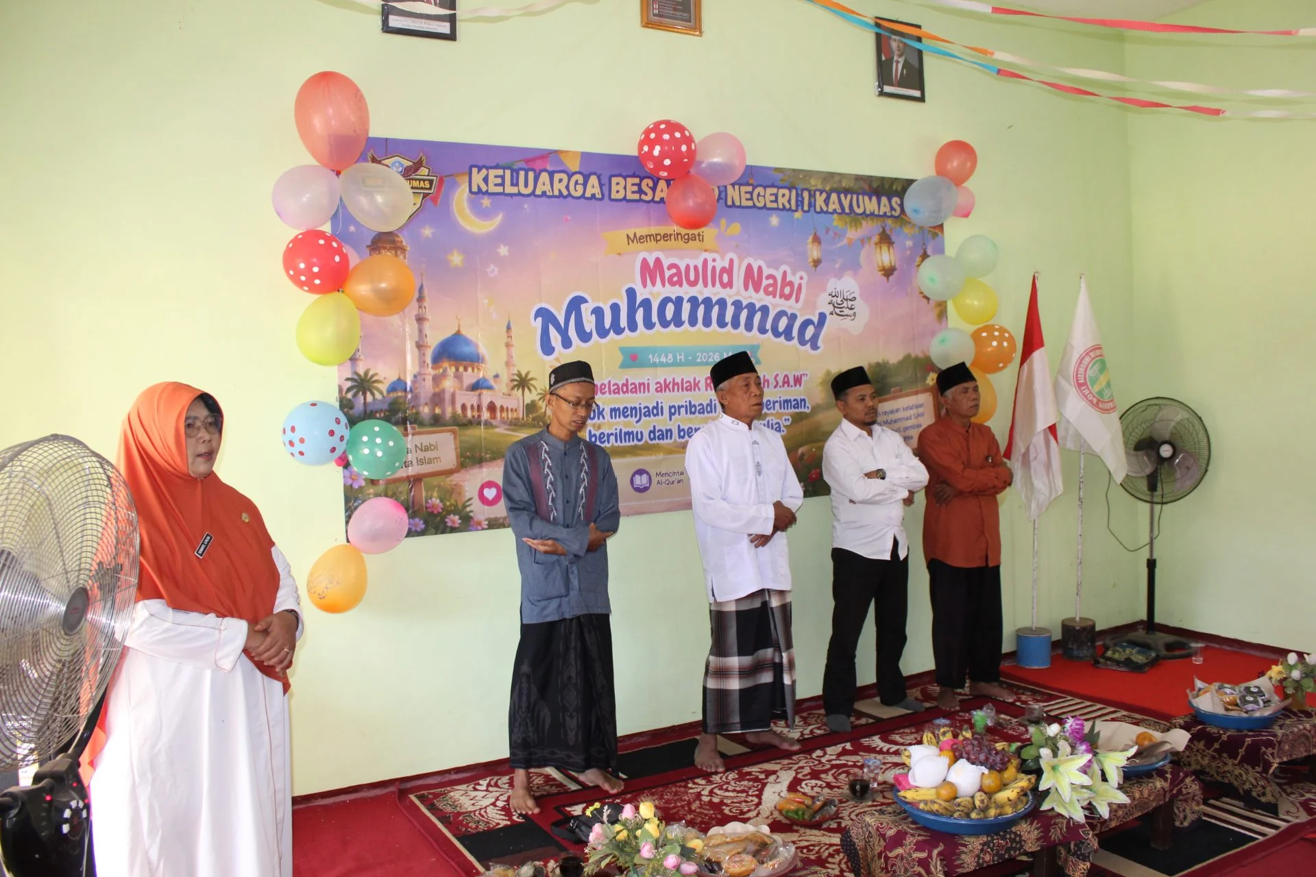SDN 1 Kayumas Gelar Peringatan Maulid Nabi Muhammad SAW dengan Khidmat